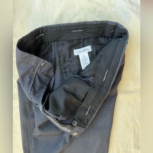 Calvin Klein boys dressing pants for suit grey